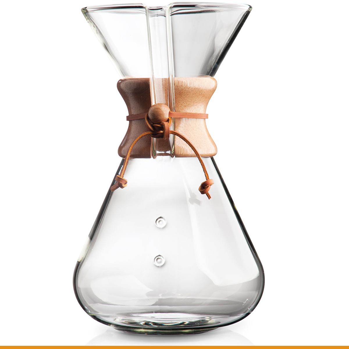 Classic Series Exclusive Packaging 8-Cup CHEMEX Pour-Over Glass Coffeemaker